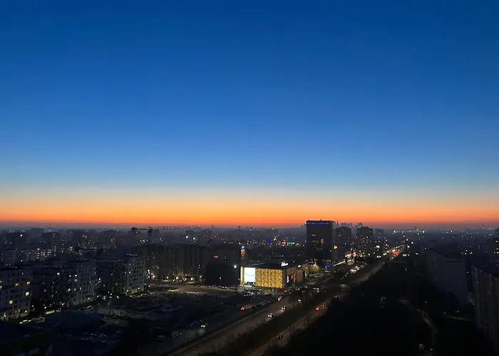 Apartament Skyscrapper Z Widokiem Na Panorame Warszawy