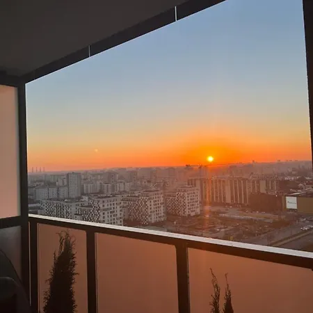 Apartament Skyscrapper Z Widokiem Na Panorame Warszawy Warschau Exterior foto